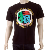 RMC MARTIN KSOHOH 4A REGULAR FIT BLACK SHORT SLEEVE CREW NECK T-SHIRT FOR MEN REDM3966