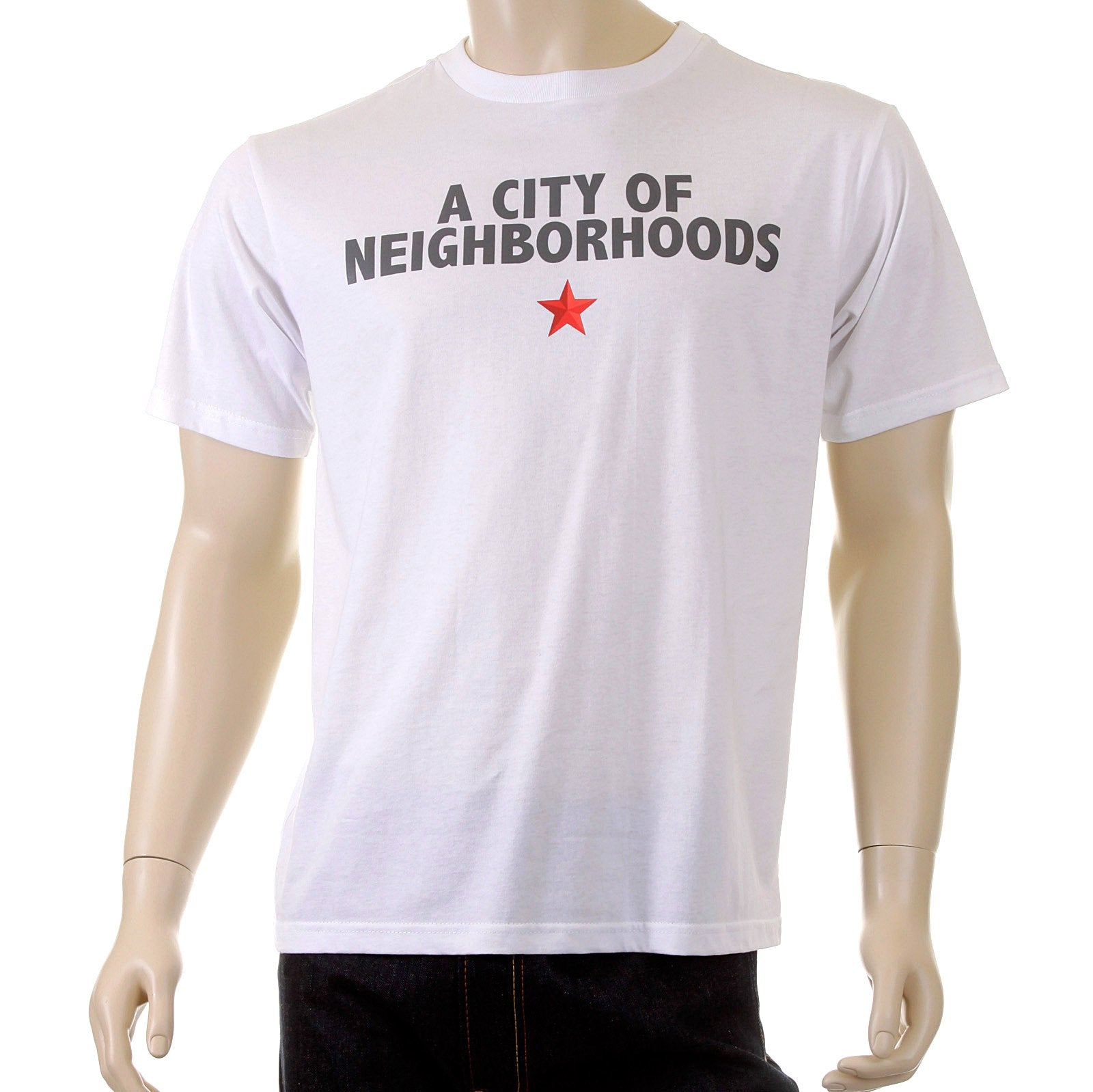 YOROPIKO HUNGRY DRAGON CREW NECK SHORT SLEEVED REGULAR FIT WHITE T SHIRT WITH MULTI COLOUR PRINT REDM3964