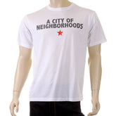 YOROPIKO HUNGRY DRAGON CREW NECK SHORT SLEEVED REGULAR FIT WHITE T SHIRT WITH MULTI COLOUR PRINT REDM3964