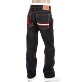 RMC MARTIN KSOHOH DARK INDIGO COTTON MKWS SLIMMER CUT 1001 MODEL RAW DENIM JEANS FOR MEN REDM1155