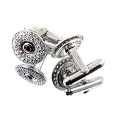 RMC MARTIN KSOHOH DIAMOND AND RUBY CUSTOM MADE CUFF LINKS PRESENTED IN GIFT BOX RMC2402