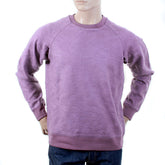 RMC JEANS R6WHTSUNAMIE MENS LARGE FITTING CREW NECK TSUNAMI WAVE LILAC COTTON SWEATSHIRT REDM1056