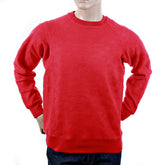 RMC JEANS R6WHTSUNAMIE MENS RAGLAN SLEEVE CREW NECK LARGE FITTING TSUNAMI WAVE RED SWEATSHIRT REDM1054