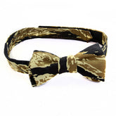 RMC JEANS VINTAGE CAMO COTTON BOW TIE FOR MEN WITH TIGER CAMO PRINT RMC1944