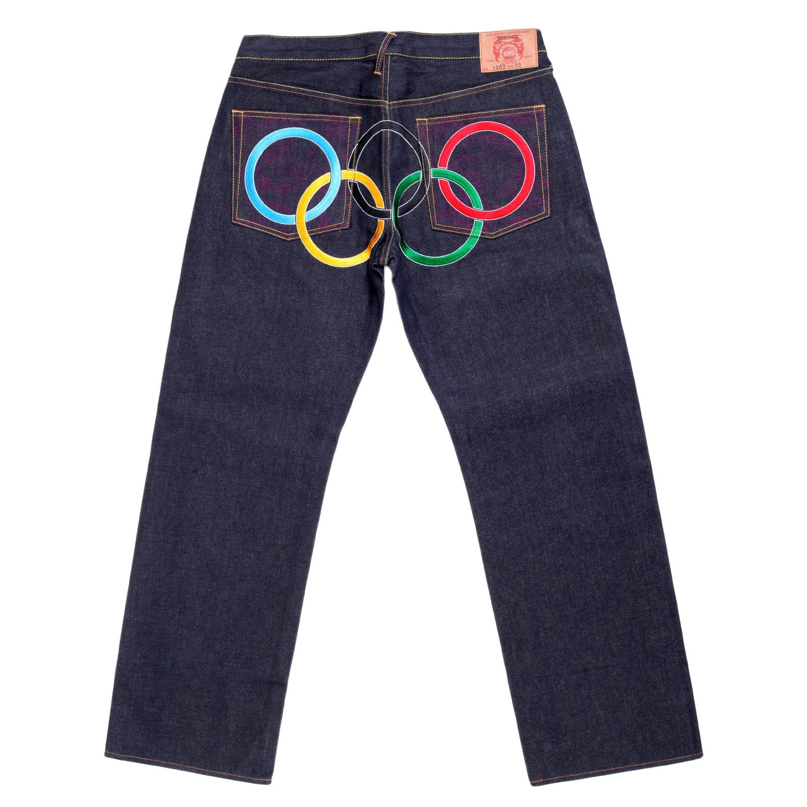 RMC MARTIN KSOHOH LIMITED EDITION 2008 BEIJING OLYMPICS SUPER EXCLUSIVE MCDONALDS RAW VINTAGE CUT JEANS REDM0133