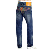 YOROPIKO LIMITED EDITION VINTAGE CUT EXCLUSIVE SELVEDGE WASHED PENCIL SKULL DENIM JEANS YORO9172