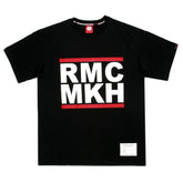 RMC JEANS LIMITED EDITION RMC MKH PRINTED REGULAR FIT CREW NECK BLACK T-SHIRT REDM0043