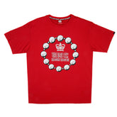 RMC MARTIN KSOHOH ORIGINAL UNTUNK RED CREW NECK JAPAN MADE REGULAR FIT SHORT SLEEVE 100% COTTON T-SHIRT REDM3472