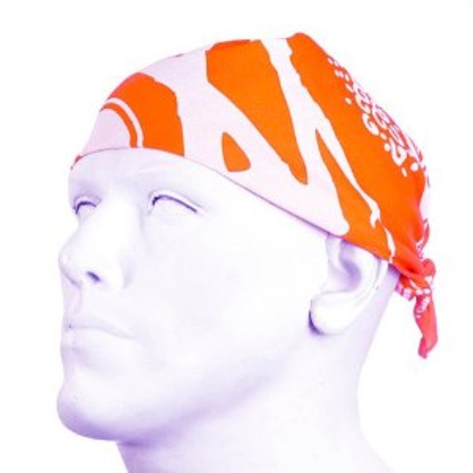 RMC JEANS 100% COTTON 01 ORANGE PRINTED BANDANA FOR MEN REDM2913