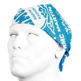 YOROPIKO COTTON LOGO PRINTED SKY BLUE BANDANA YORO2959