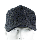 RMC JEANS BLACK EMBROIDERED LOGO CAP WITH BLACK MESH FOR MEN REDM9099