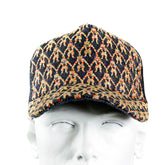 RMC JEANS BLACK MESH WITH RAINBOW EMBROIDERED LOGO CAP FOR MEN REDM9100