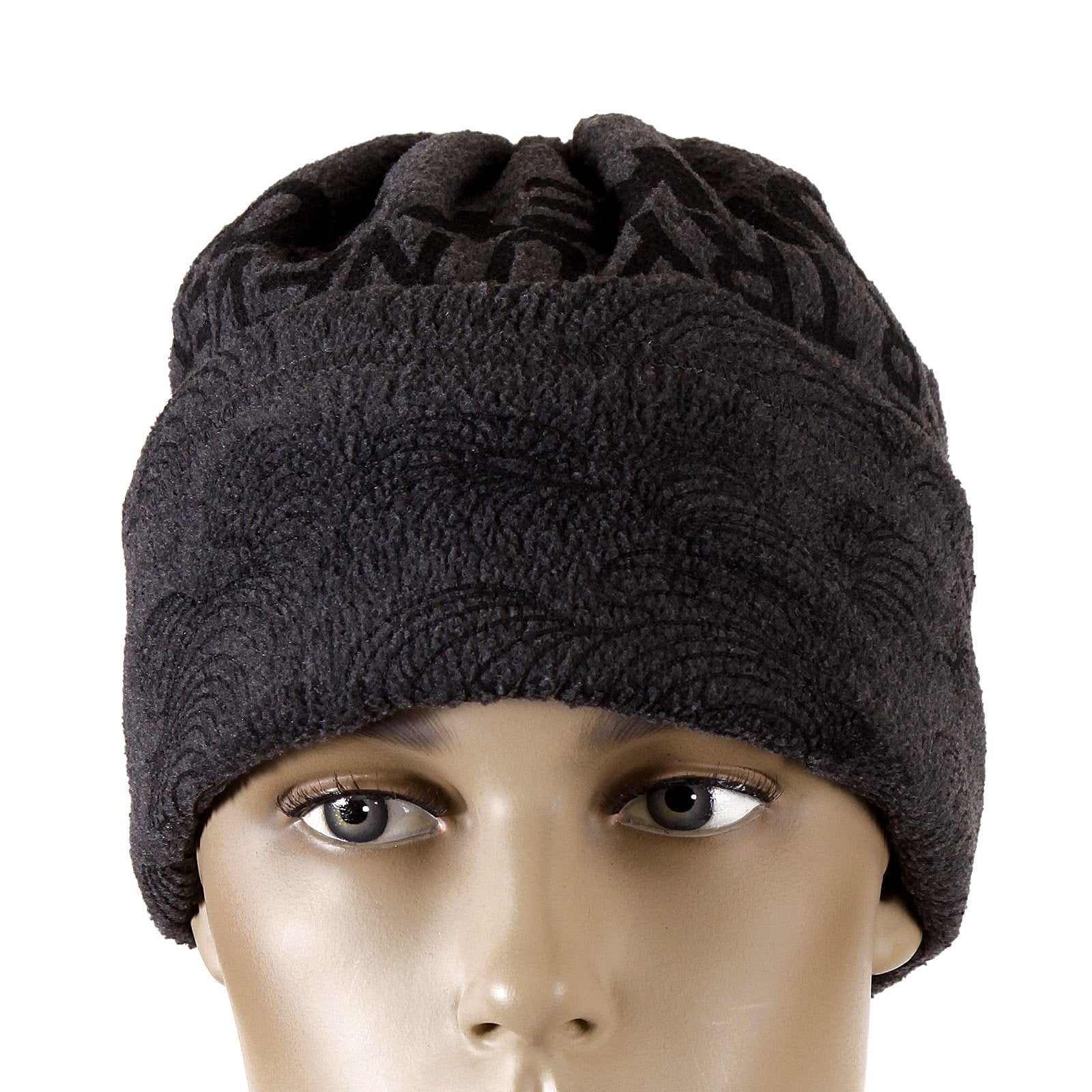 RMC CHARCOAL GREY REVERSIBLE TOGGLE AND PULL CORD CLOSURE EQUIPPED HEAD AND NECK WARMER SNOOD REDM5495