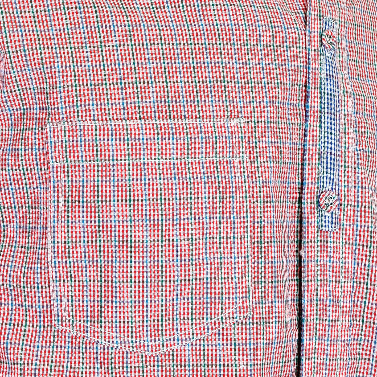 YOROPIKO LONG SLEEVE RED CHECK SOFT COLLAR REGULAR FIT COTTON SHIRT YORO5299