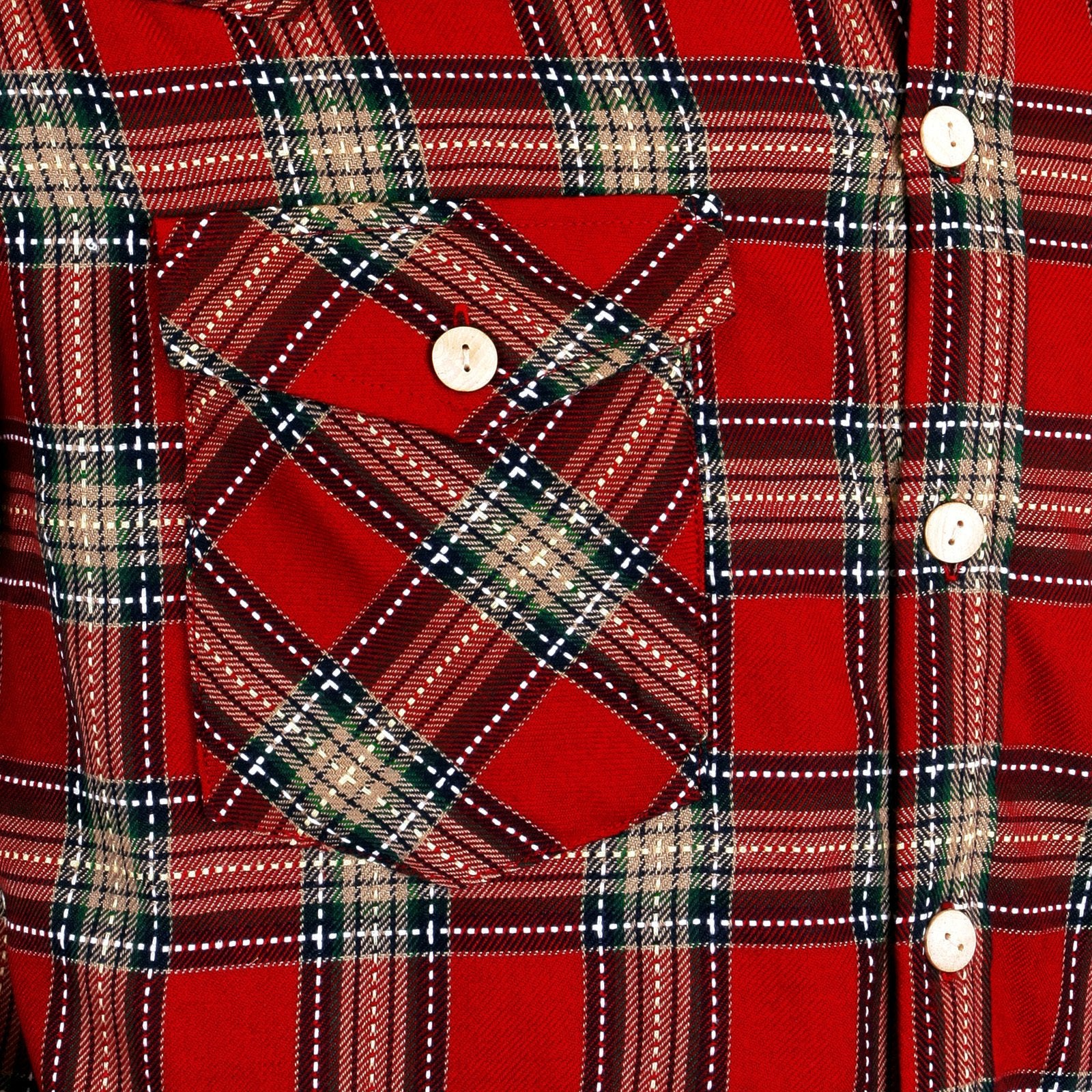 YOROPIKO MENS SOFT COLLAR LONG SLEEVE RED WESTERN REGULAR FIT CHECK SHIRT YORO5306