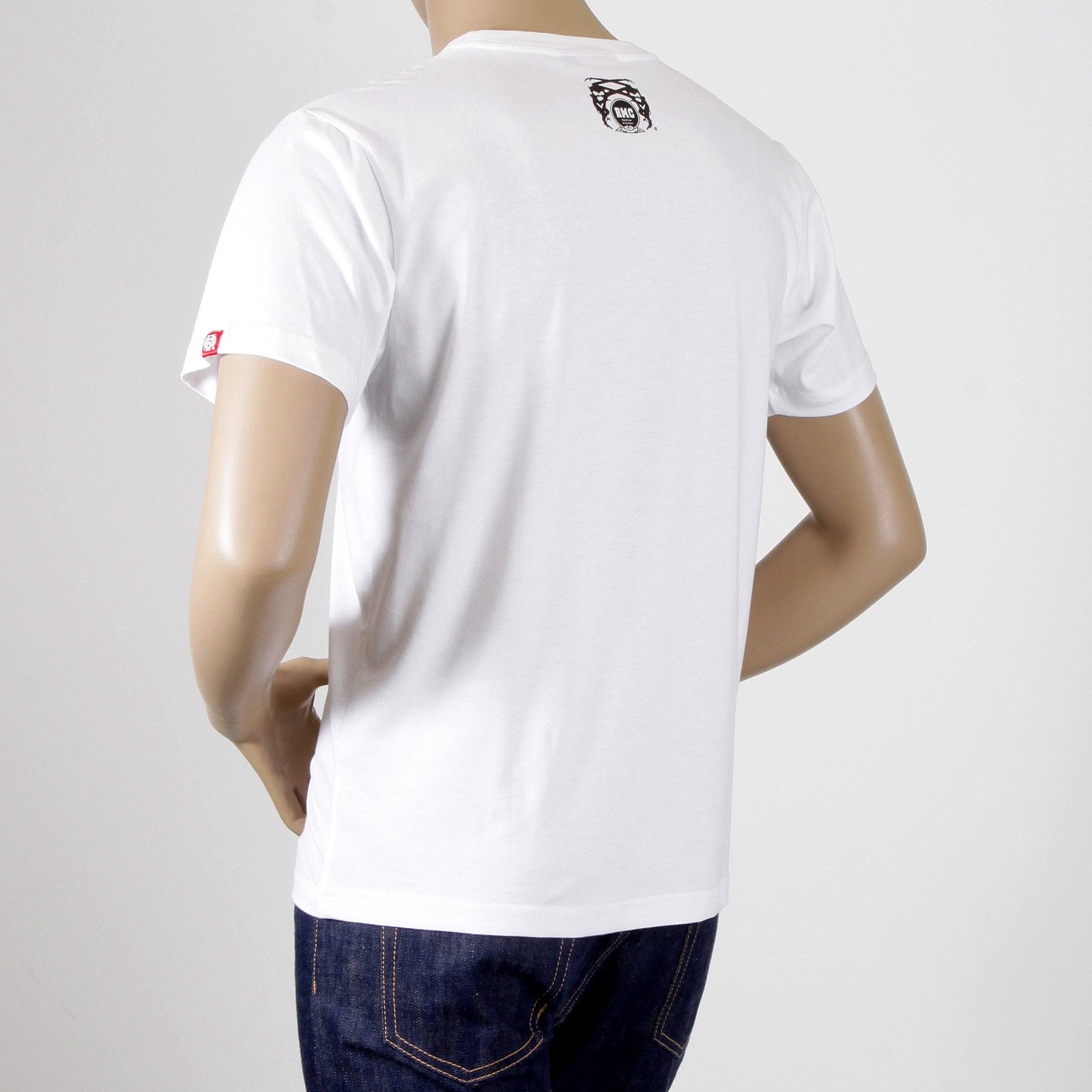RMC JEANS CREW NECK 8TH ANNIVERSARY SCOOTER SHORT SLEEVE REGULAR FIT WHITE T-SHIRT REDM2707