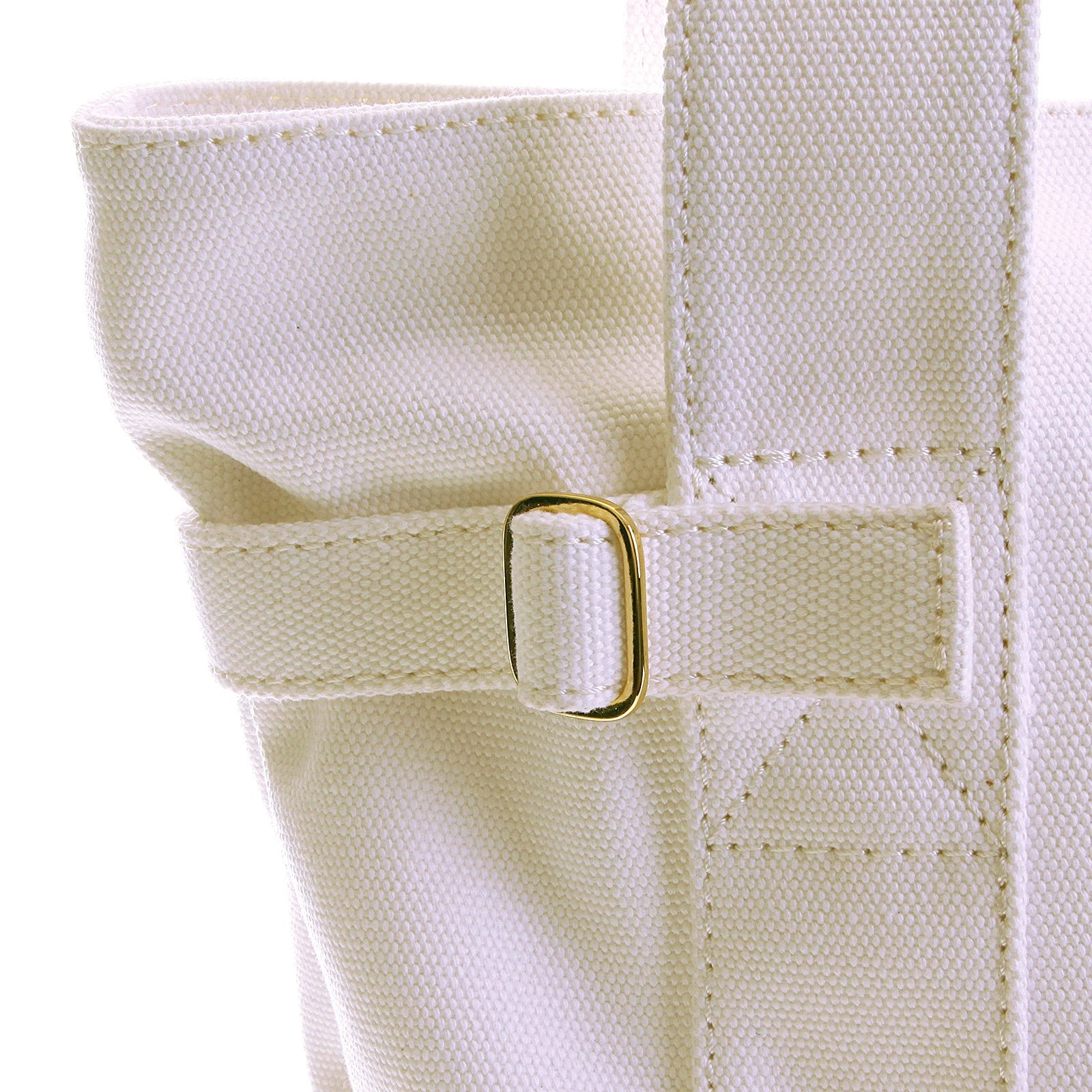 RMC MKWS VERSATILE UNISEX 100% COTTON CANVAS HAND CARRY BAG IN WHITE REDM5586