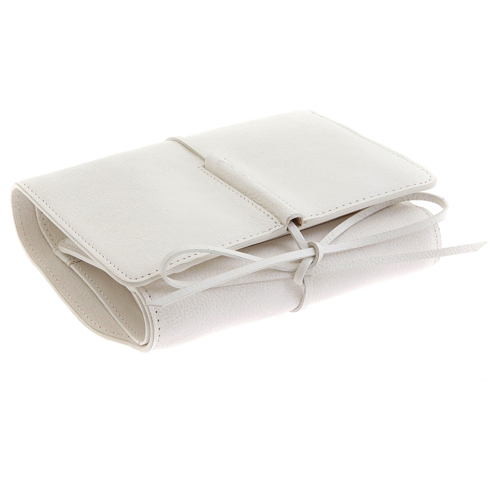 RMC JEANS 3 FOLD CREDIT CARD AND COIN POUCH PORTRAIT WHITE LEATHER WALLET FOR MEN REDM5748