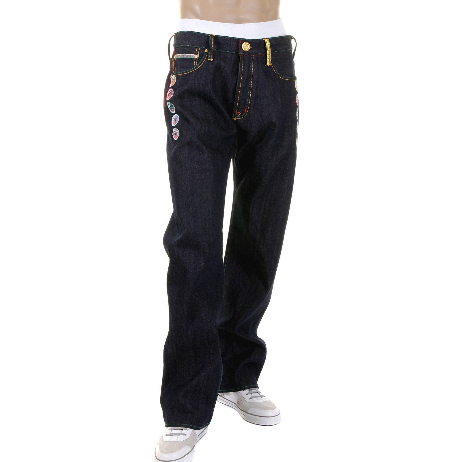 YOROPIKO SIGNATURE MARTIN YAT MING GREEDY GENIUS SELVEDGE DENIM JEANS YORO5816
