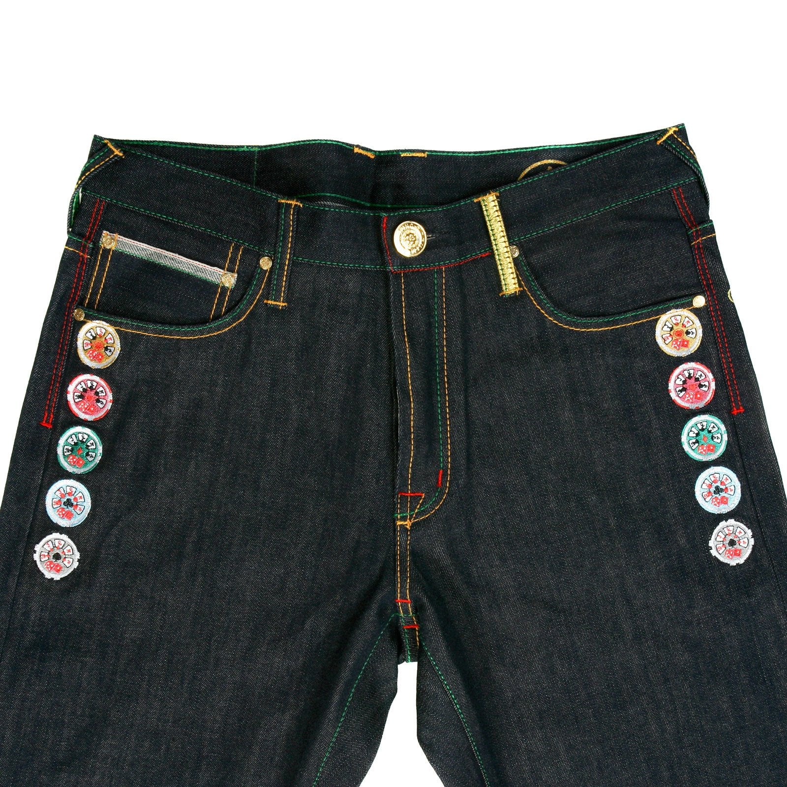 YOROPIKO SIGNATURE MARTIN YAT MING GREEDY GENIUS SELVEDGE DENIM JEANS YORO5816