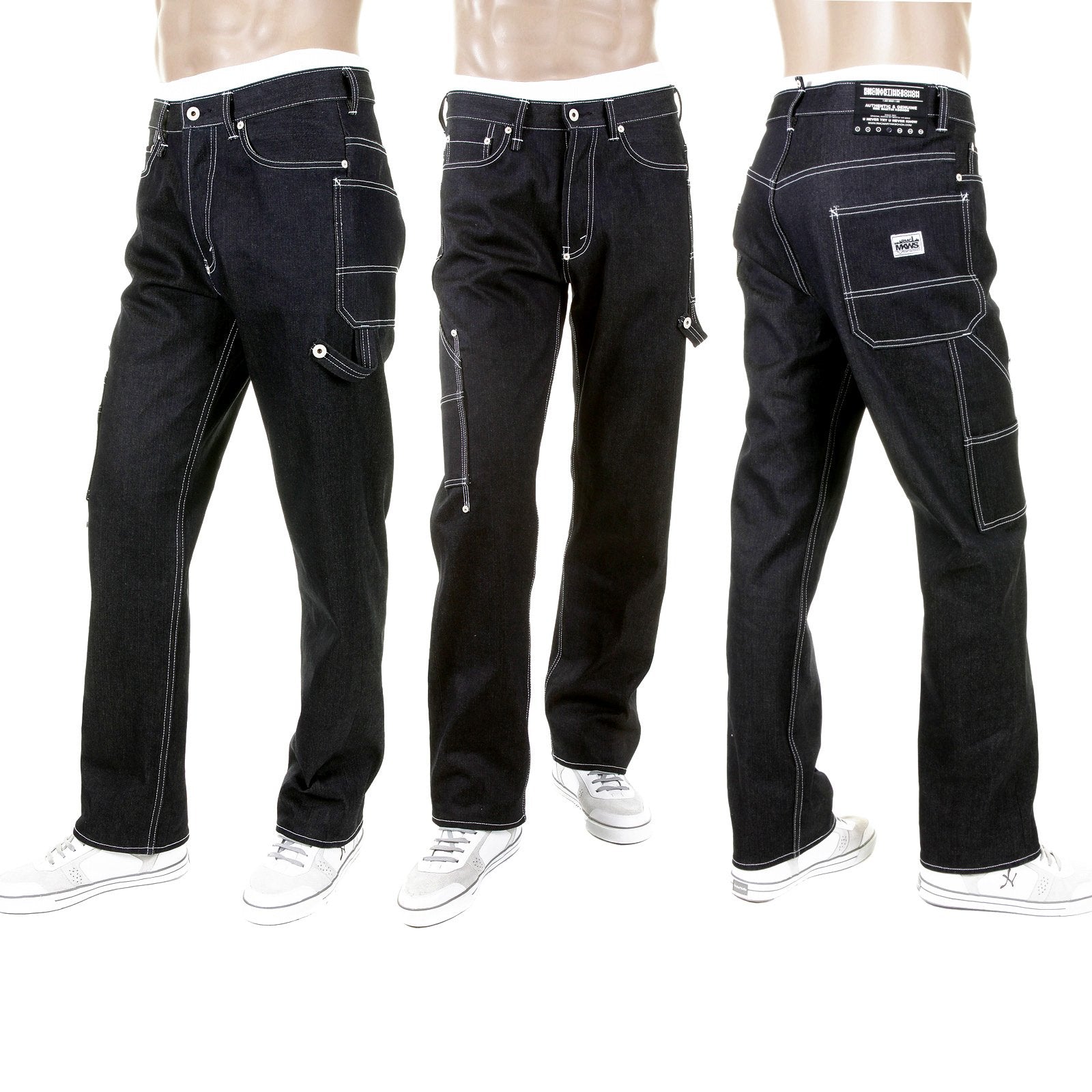 RMC MARTIN KSOHOH SUPER EXCLUSIVE UNWASHED WORKWEAR SELVEDGE DENIM JEANS REDM5473