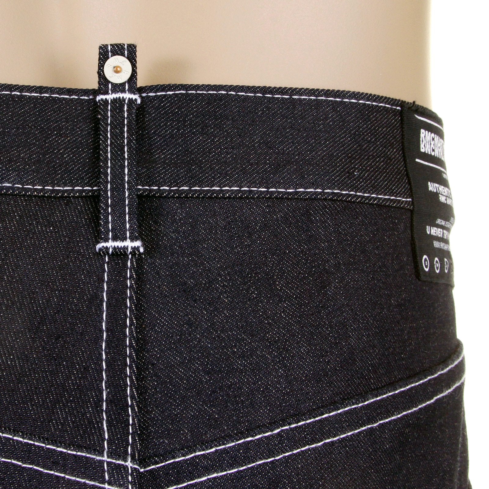 RMC MARTIN KSOHOH SUPER EXCLUSIVE UNWASHED WORKWEAR SELVEDGE DENIM JEANS REDM5473