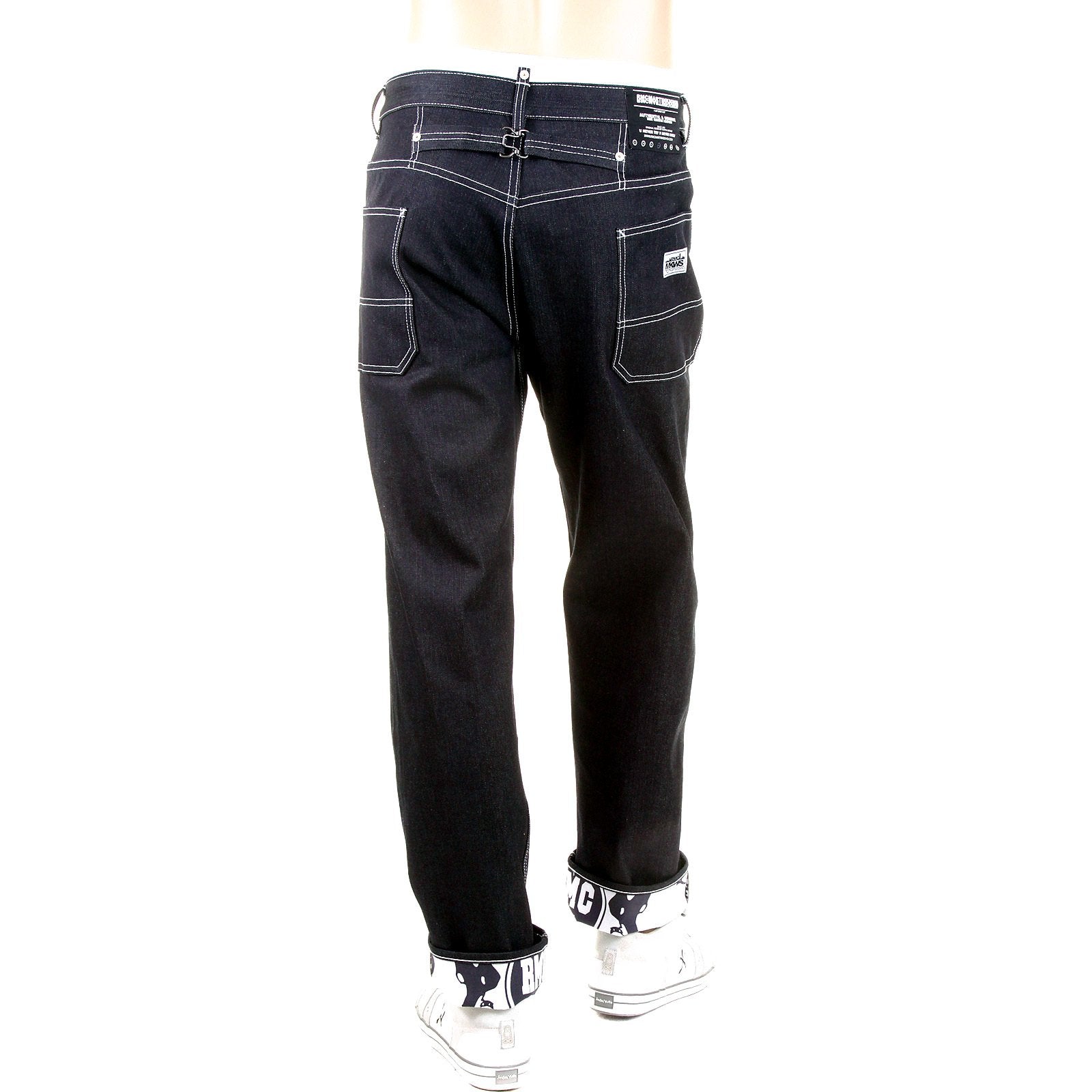 RMC SUPER EXCLUSIVE UNWASHED HOUSE SELVEDGE VINTAGE CUT DENIM JEANS REDM5472