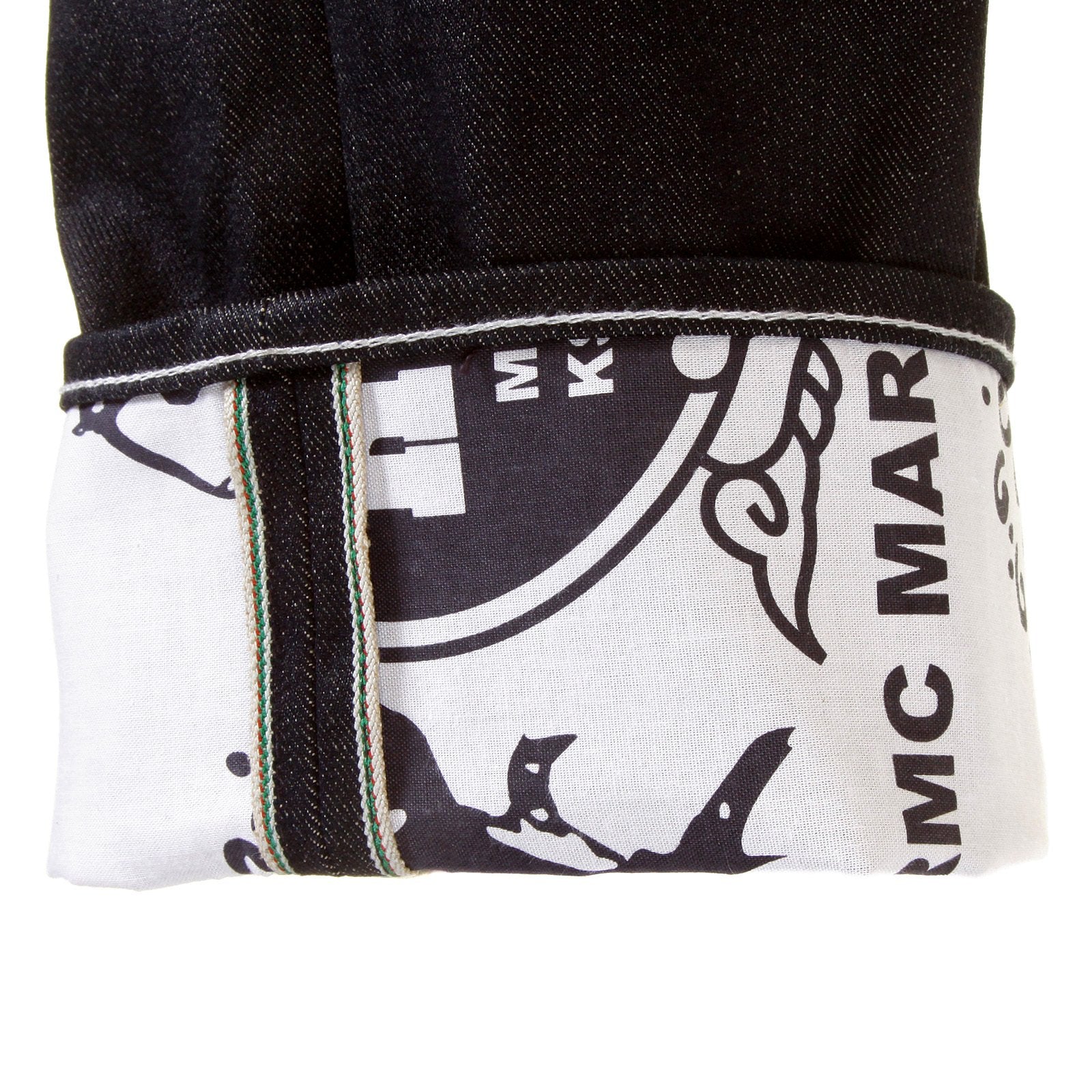 RMC SUPER EXCLUSIVE UNWASHED HOUSE SELVEDGE VINTAGE CUT DENIM JEANS REDM5472