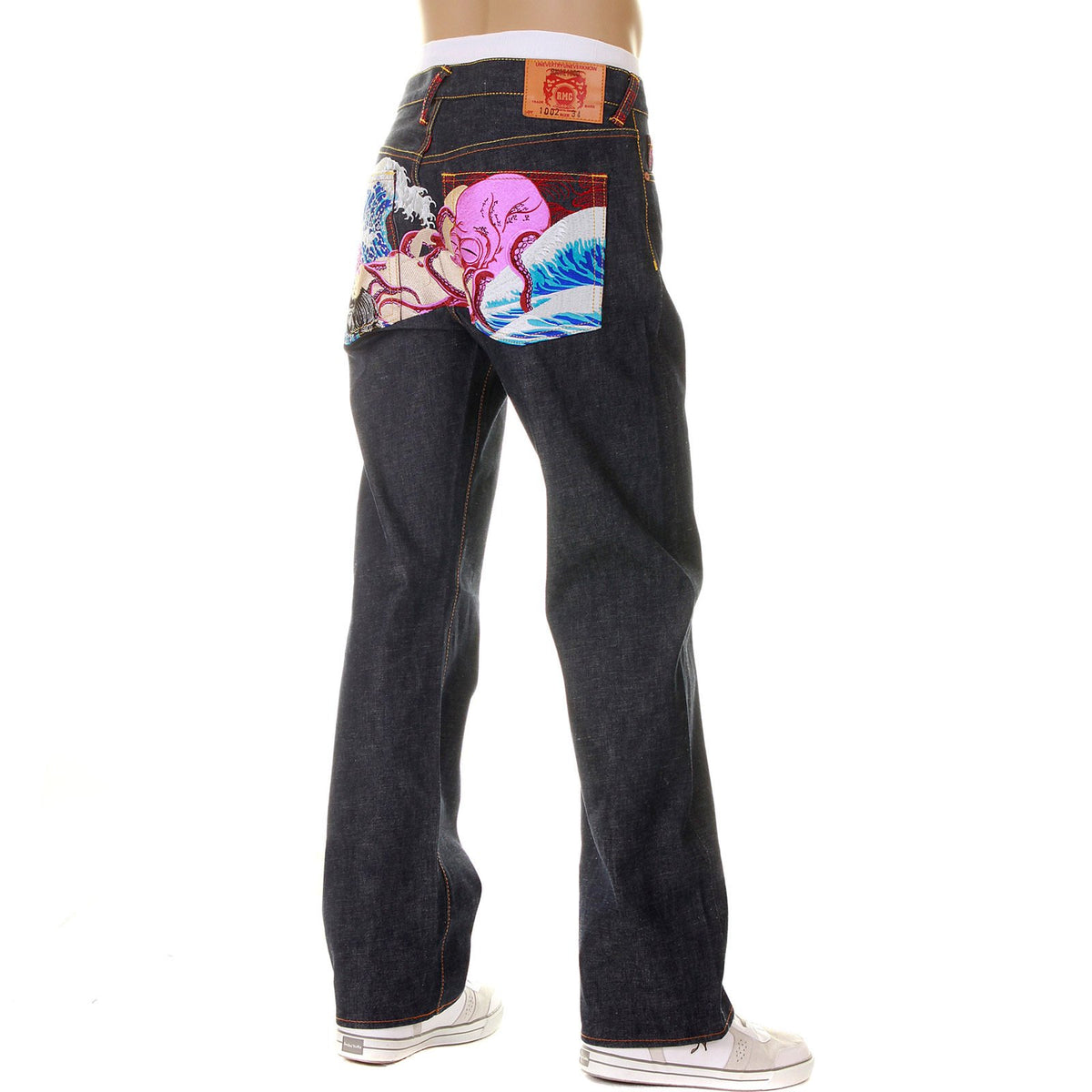 RMC MARTIN KSOHOH JEANS THE DREAM OF THE FISHERMAN'S WIFE OCTOPUS MULTI COLOUR JEAN REDM2967