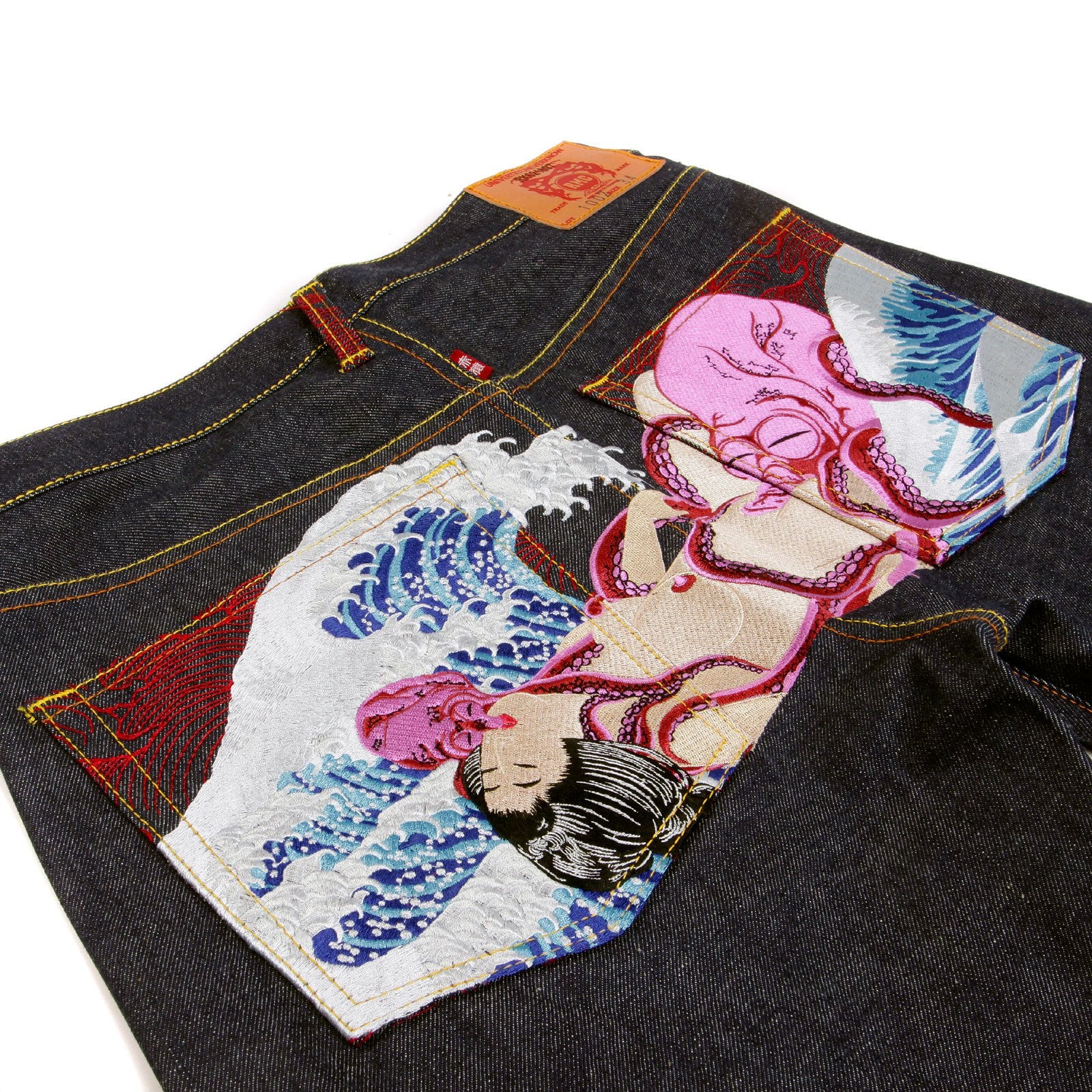RMC MARTIN KSOHOH JEANS THE DREAM OF THE FISHERMAN'S WIFE OCTOPUS MULTI COLOUR JEAN REDM2967