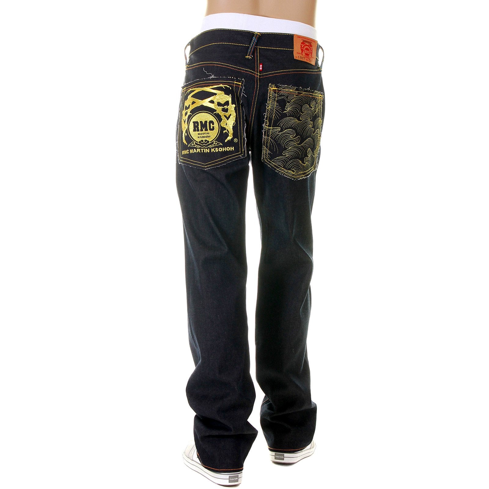 RMC MARTIN KSOHOH SUPER EXCLUSIVE GOLD ANNIVERSARY DARK INDIGO VINTAGE CUT SELVEDGE RAW DENIM JEAN REDM2883