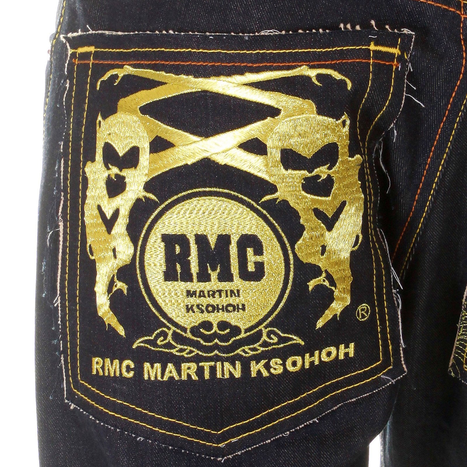 RMC MARTIN KSOHOH SUPER EXCLUSIVE GOLD ANNIVERSARY DARK INDIGO VINTAGE CUT SELVEDGE RAW DENIM JEAN REDM2883