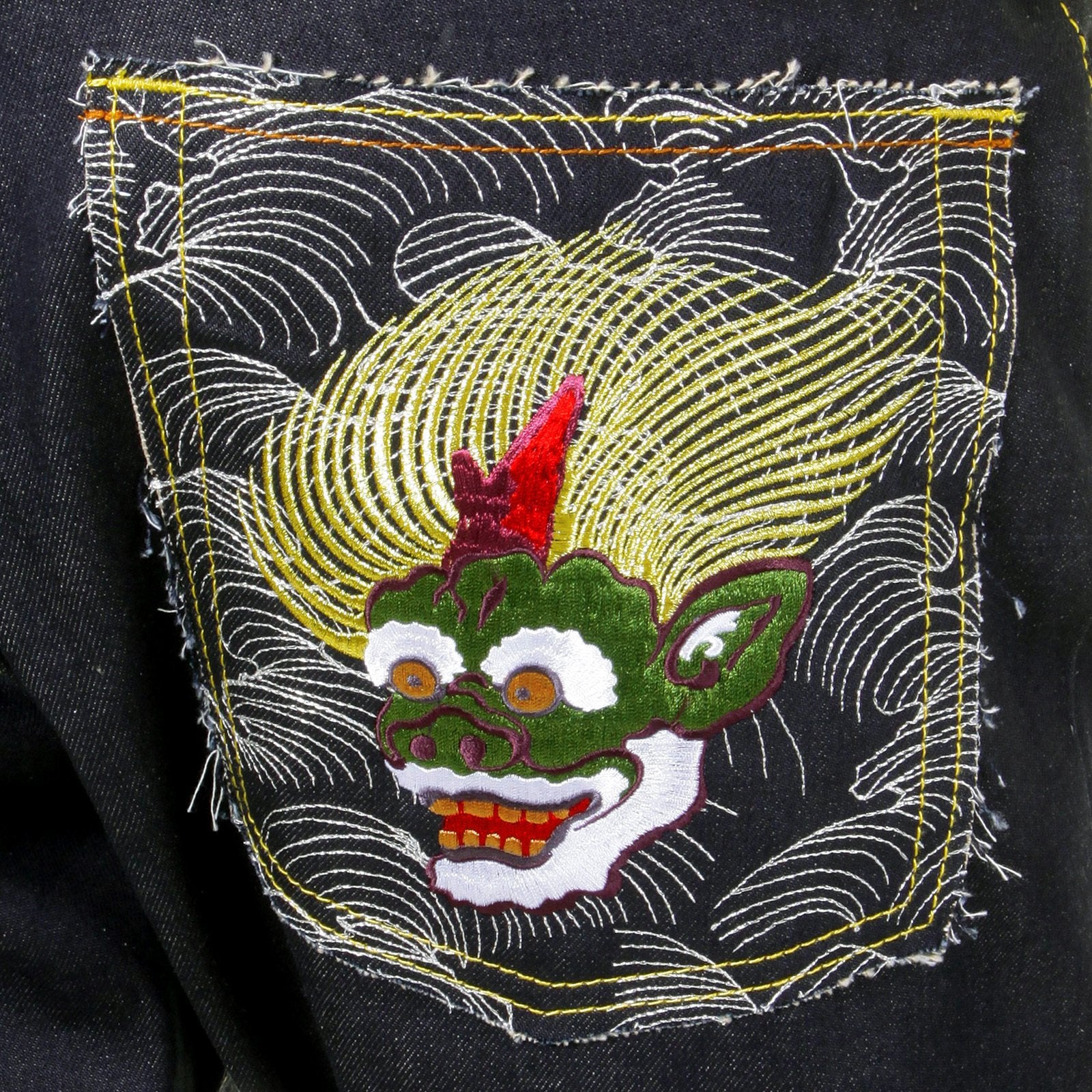 RMC HUUZINN AND RAIZINN SLIMMER CUT 1001 MODEL SUPER EXCLUSIVE DARK INDIGO HOUSE SELVEDGE DENIM JEANS REDM2699