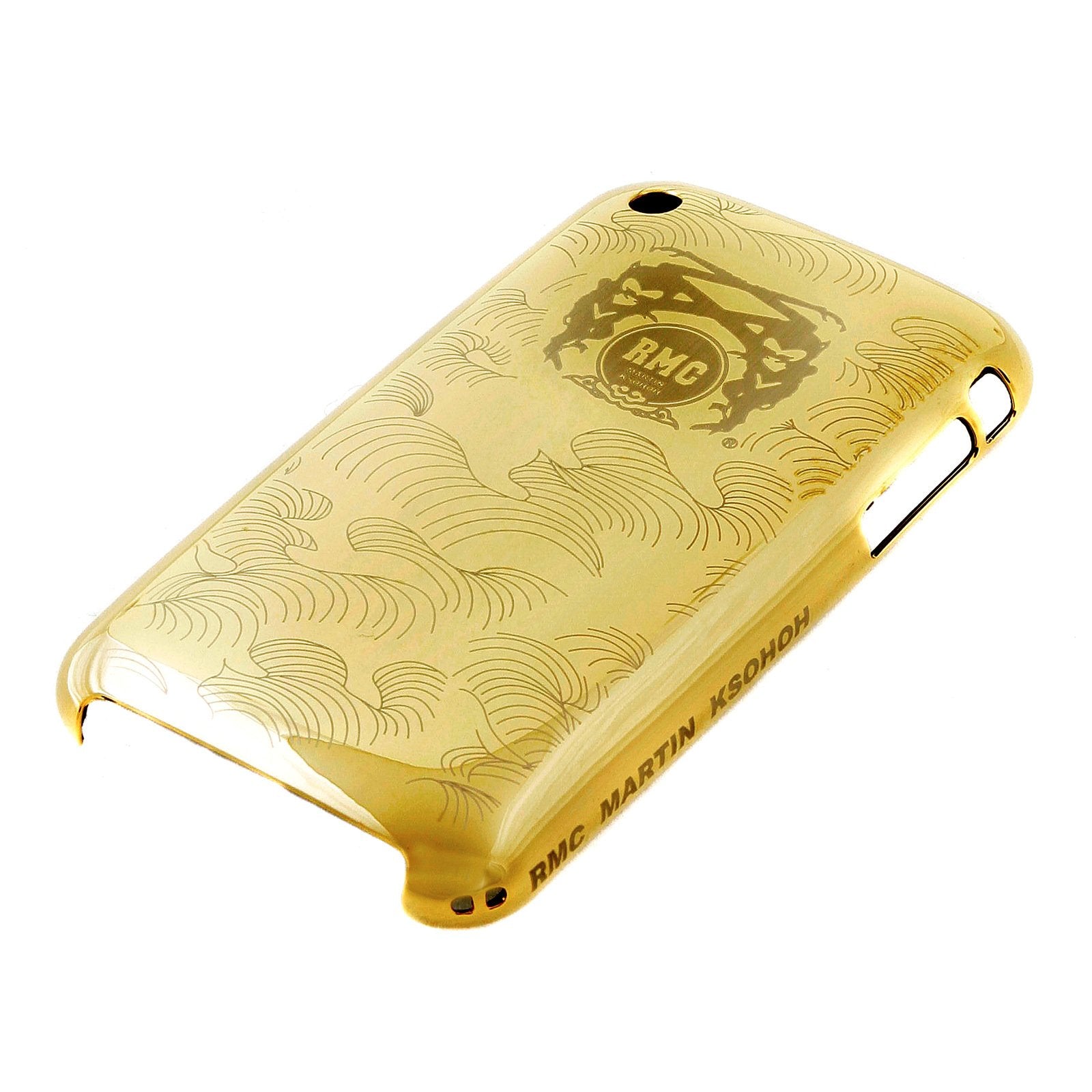RMC MARTIN KSOHOH LIMITED EDITION GOLD COVERED ALUMINIUM IPHONE 3GS INCASE SLIDER CASE REDM1982
