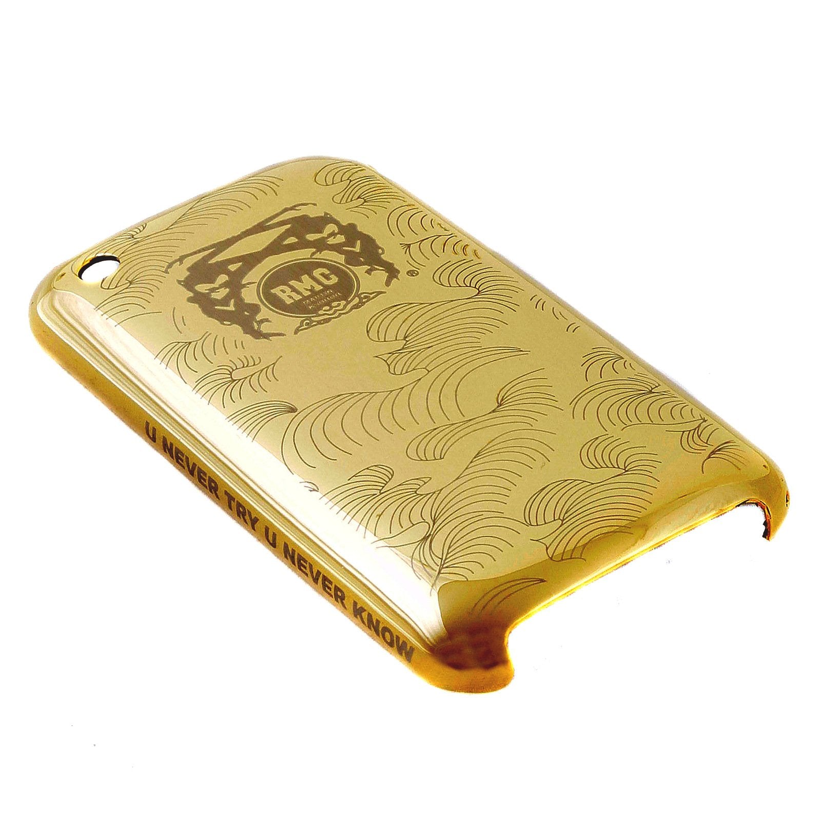 RMC MARTIN KSOHOH LIMITED EDITION GOLD COVERED ALUMINIUM IPHONE 3GS INCASE SLIDER CASE REDM1982