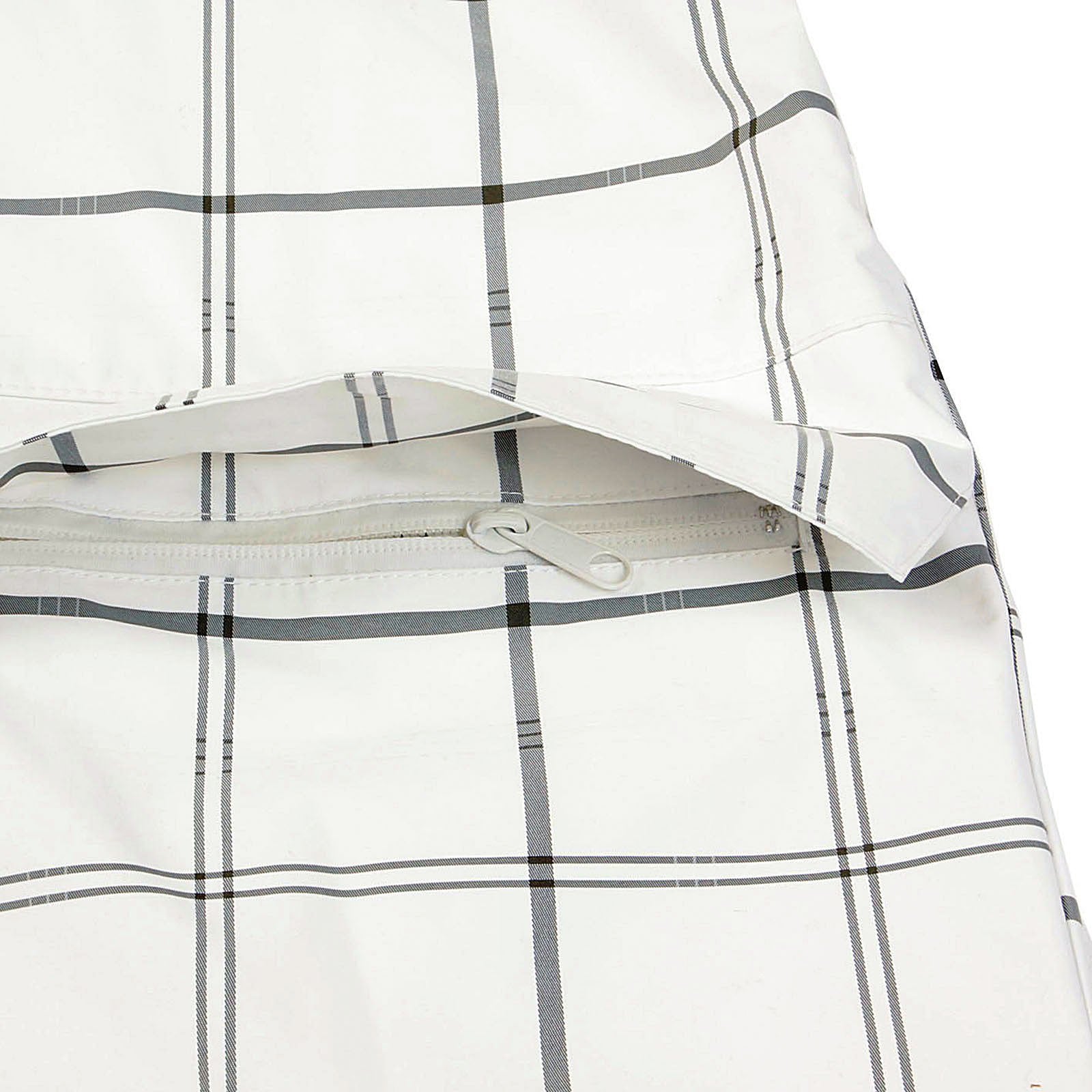 YOROPIKO RED MONKEY JEANS REGULAR FIT HOODED FUNCTIONAL JACKET WITH WHITE AND GREY CHECKS REDM3169