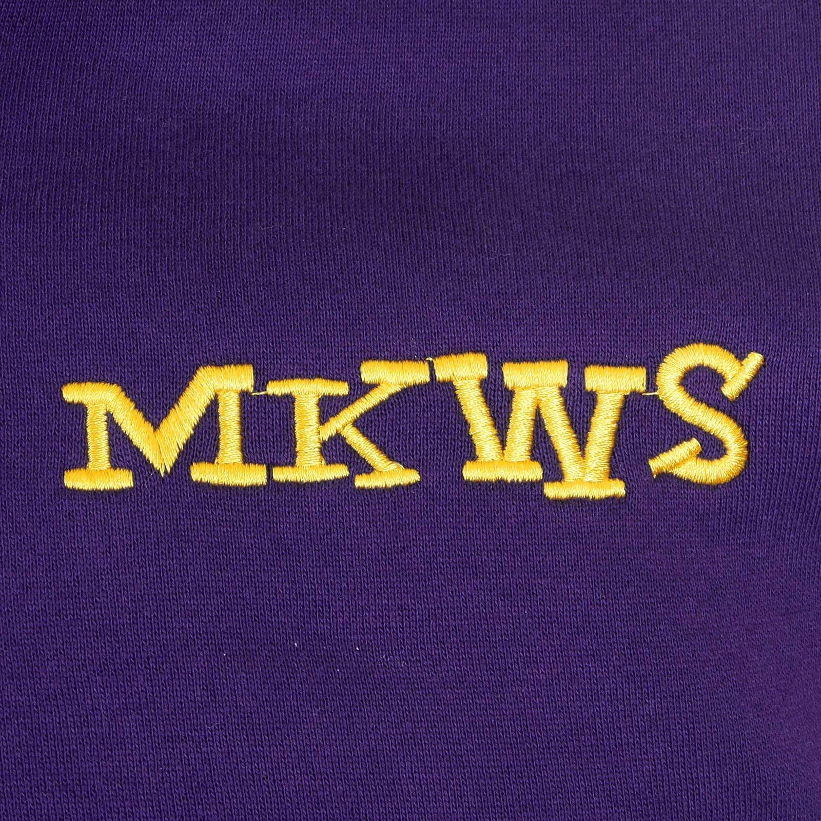 RMC MARTIN KSOHOH MKWS REGULAR FIT 100% COTTON ZIPPED HOODED SWEATSHIRT IN PURPLE REDM2319