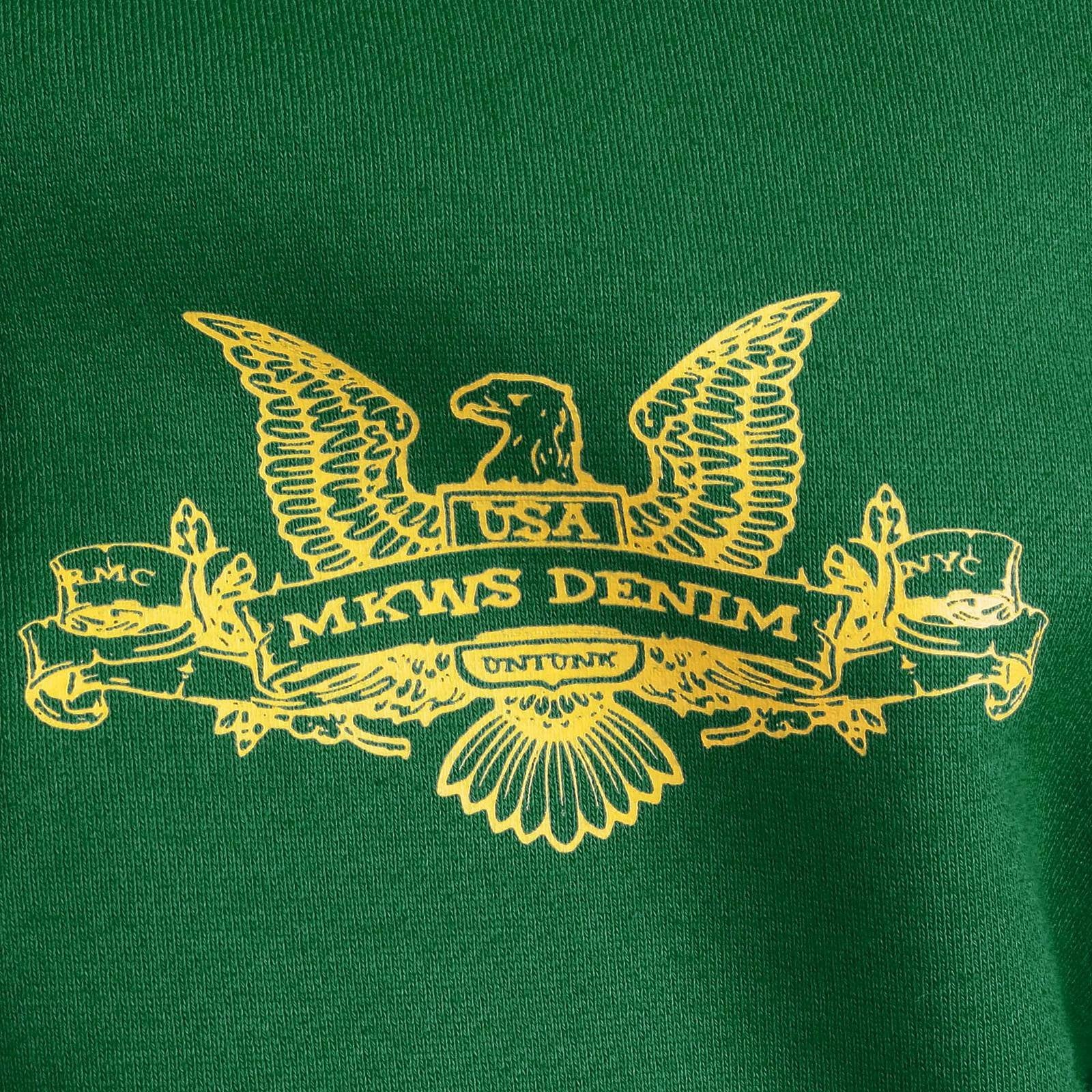 RMC MKWS KELLY GREEN NYPD ZIP UP HOODY REDM2334