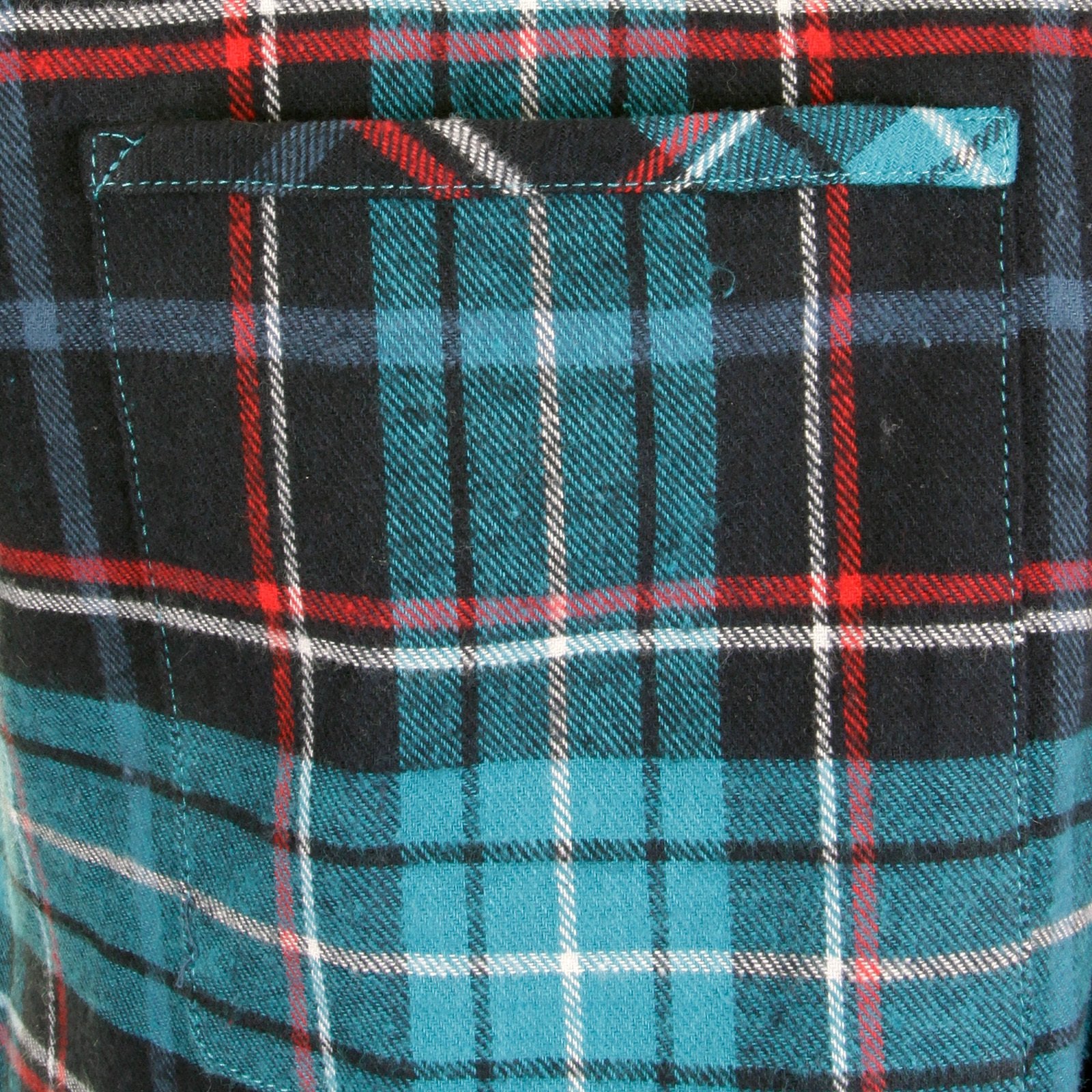 RMC MKWS REGULAR FIT LONG SLEEVE BUTTON DOWN COLLAR TURQUOISE CHECKED SHIRT FOR MEN REDM2295