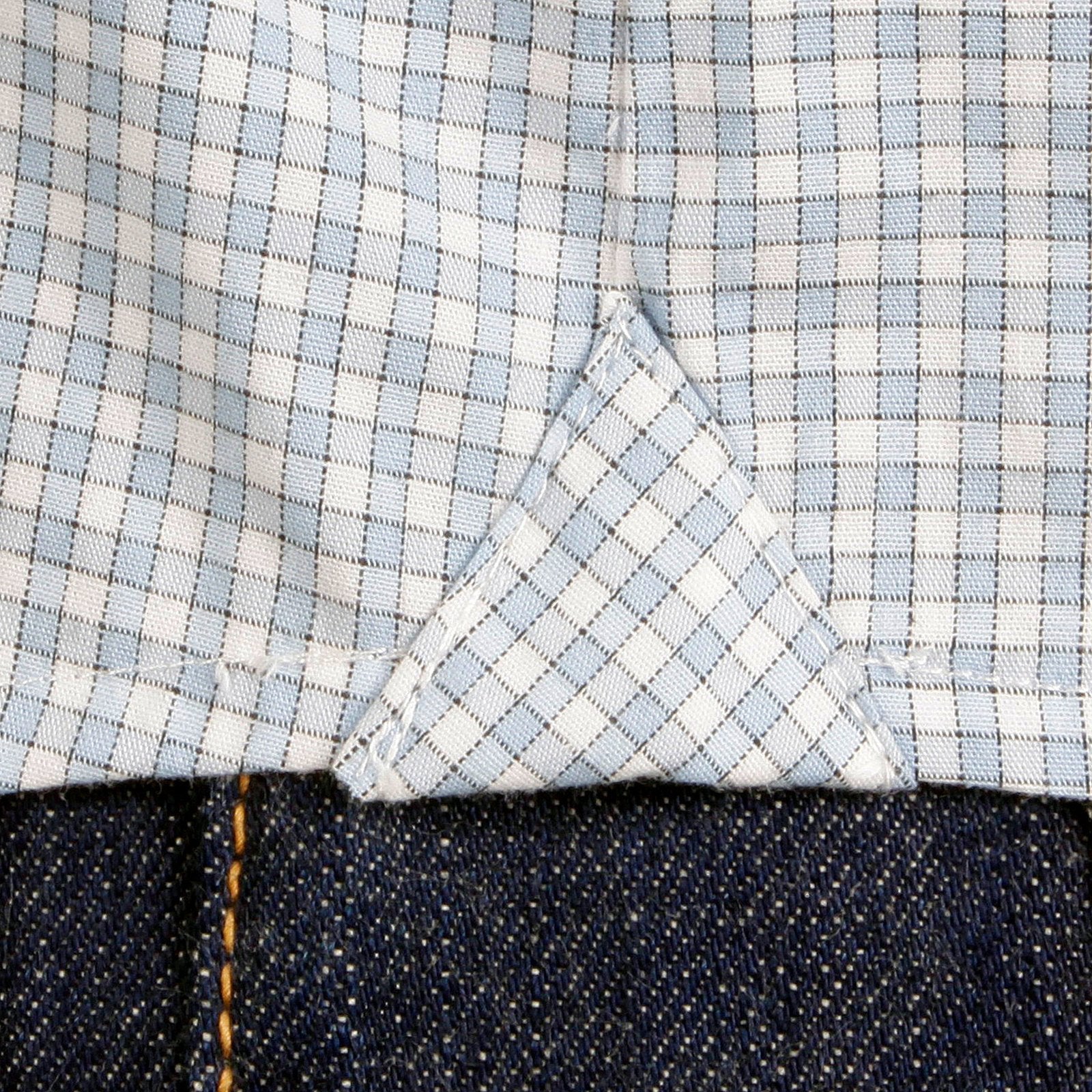 RMC MARTIN KSOHOH MKWS REGULAR FIT LONG SLEEVE SOFT PENNY COLLAR SKY CHECKED SHIRT FOR MEN REDM2307