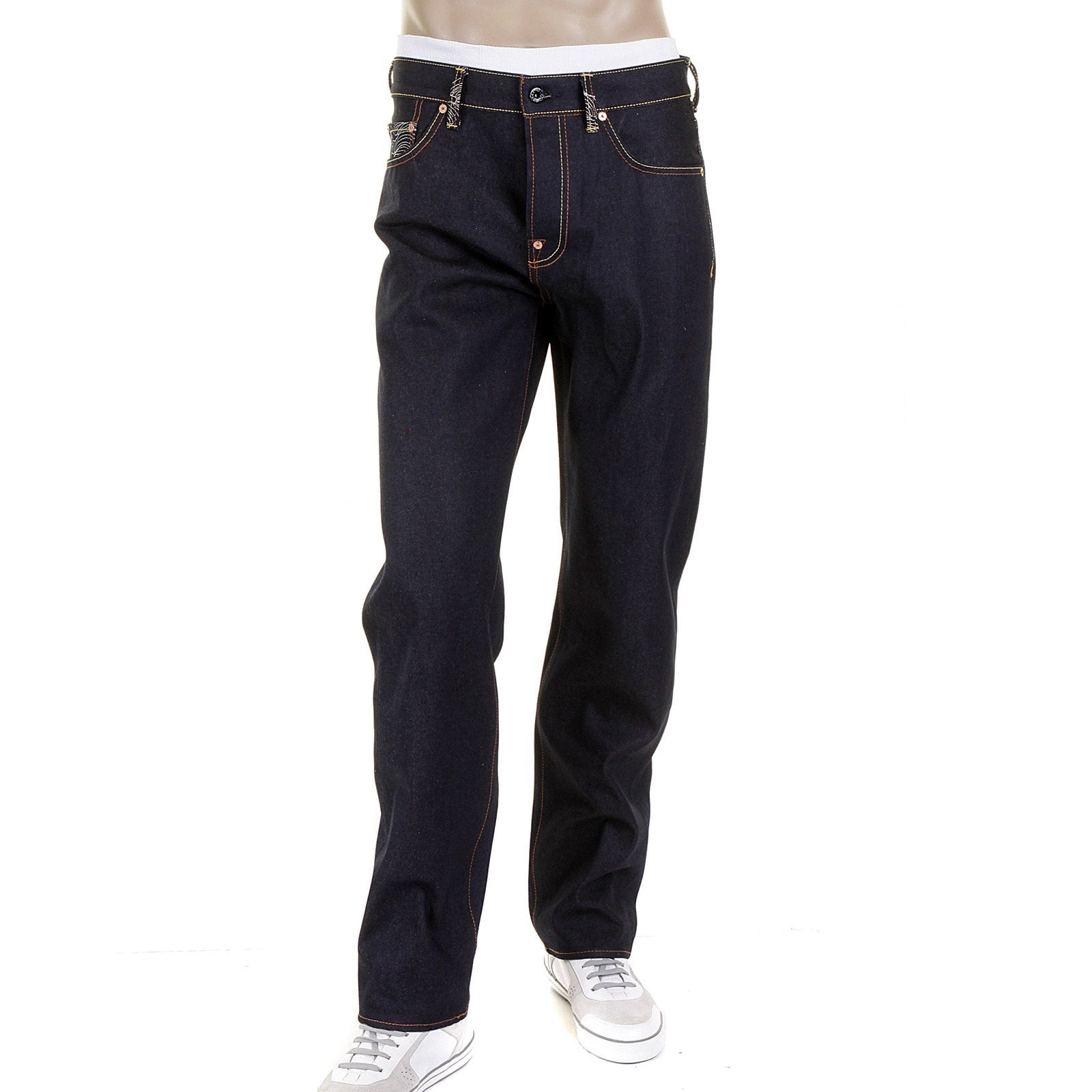 RMC MARTIN KSOHOH JEANS FUKUSUKE &amp; TEN CHI JIN SLIMMER CUT 1001 MODEL DENIM JEANS REDM1162