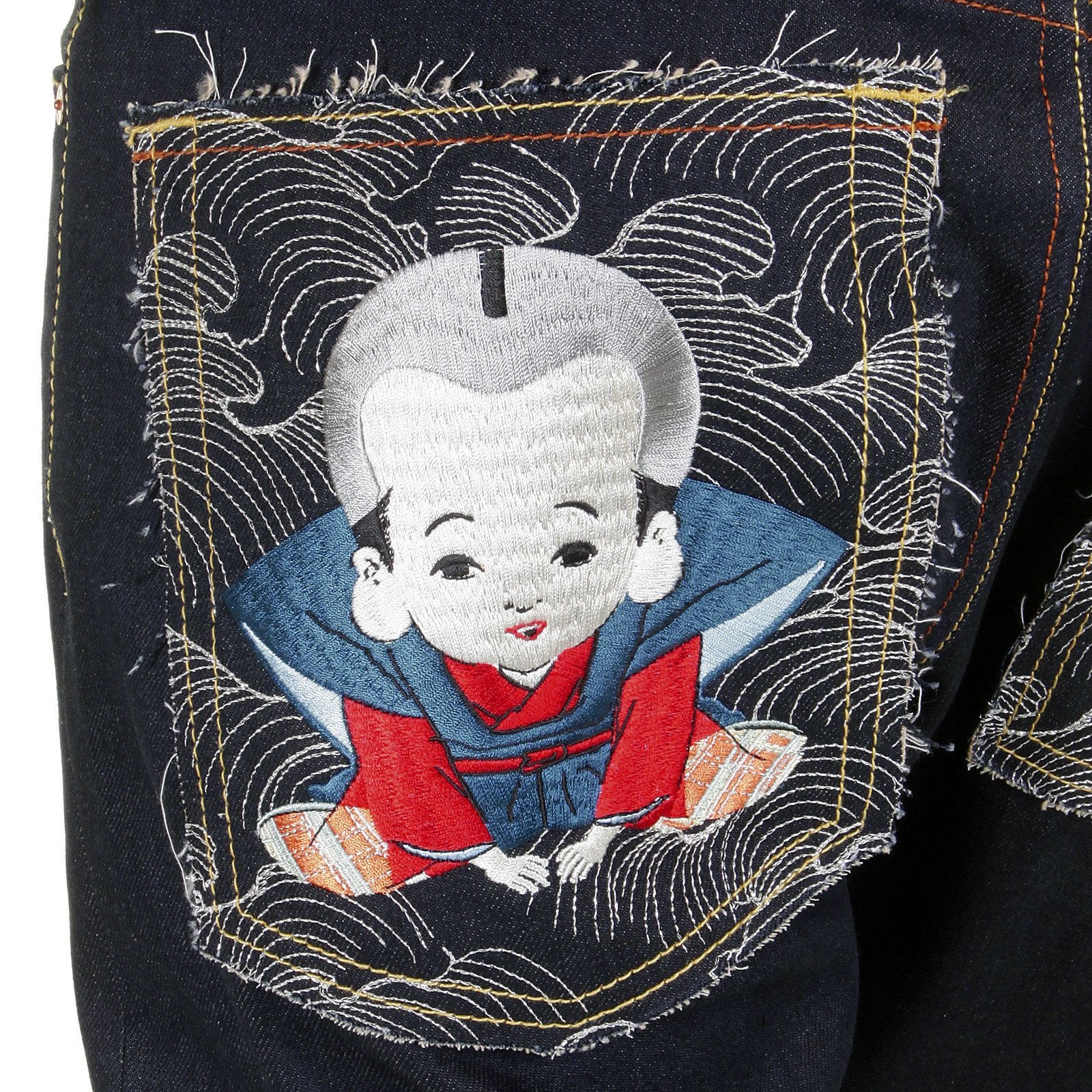 RMC MARTIN KSOHOH JEANS FUKUSUKE &amp; TEN CHI JIN SLIMMER CUT 1001 MODEL DENIM JEANS REDM1162