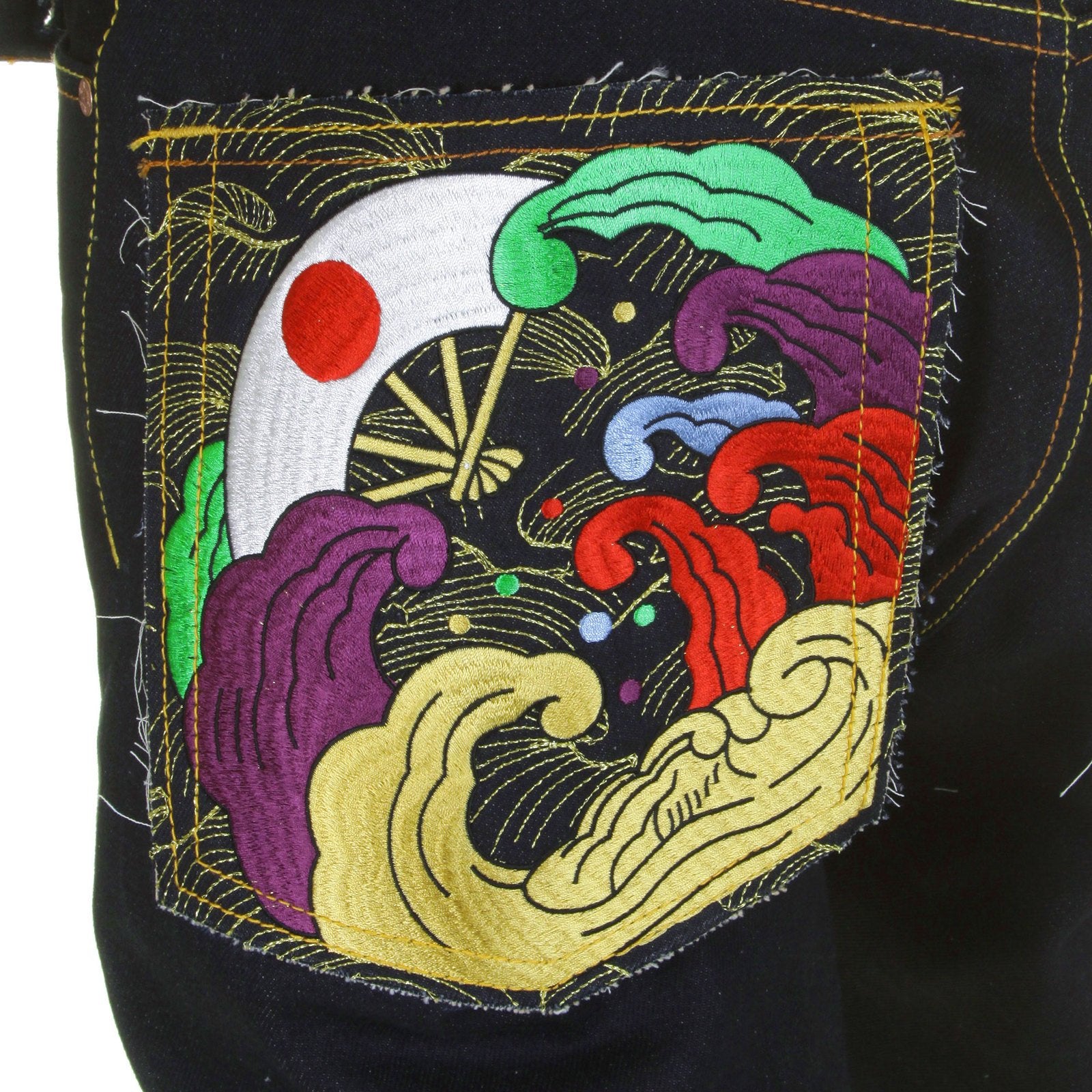 RMC MARTIN KSOHOH 1001 SLIMMER CUT DARK INDIGO JAPANESE KAMON RAW DRY SELVEDGE DENIM JEANS REDM0242