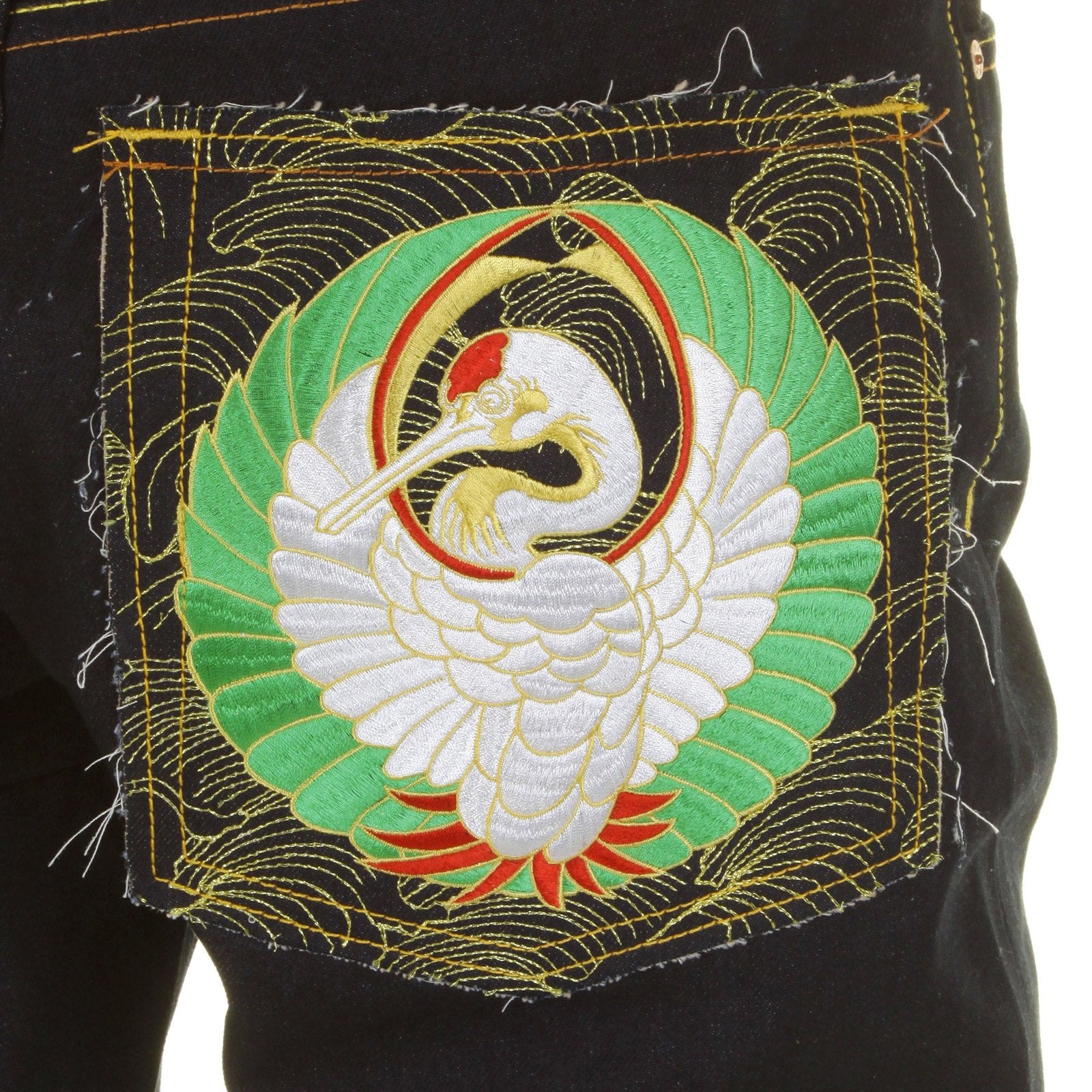 RMC MARTIN KSOHOH 1001 SLIMMER CUT DARK INDIGO JAPANESE KAMON RAW DRY SELVEDGE DENIM JEANS REDM0242