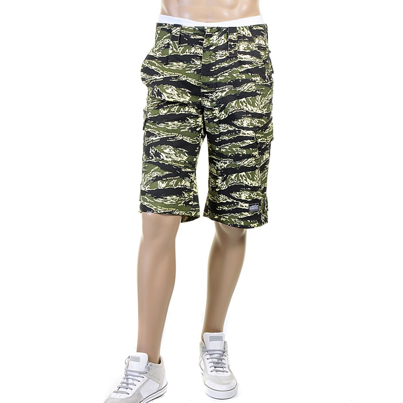 RMC Martin Ksohoh MKWS Genuine Mens Super Exclusive Design Green Camo Pattern Shorts REDM0467