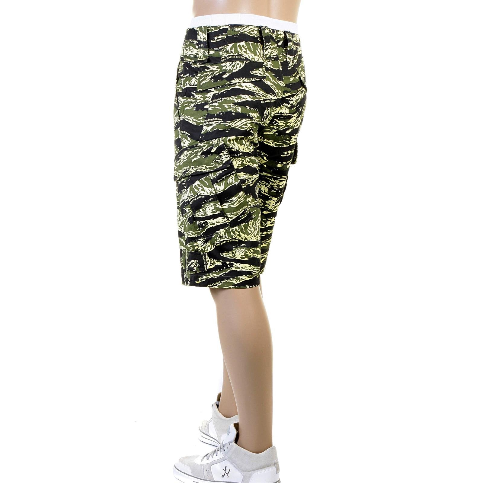 RMC Martin Ksohoh MKWS Genuine Mens Super Exclusive Design Green Camo Pattern Shorts REDM0467