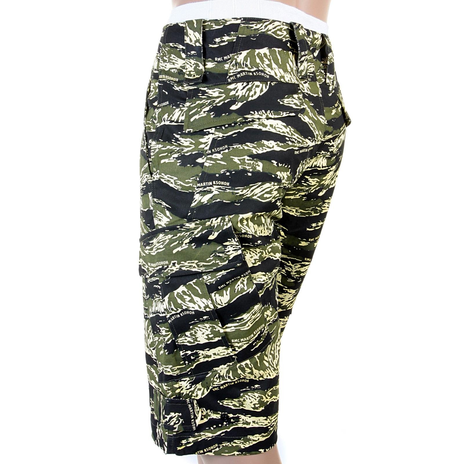 RMC Martin Ksohoh MKWS Genuine Mens Super Exclusive Design Green Camo Pattern Shorts REDM0467