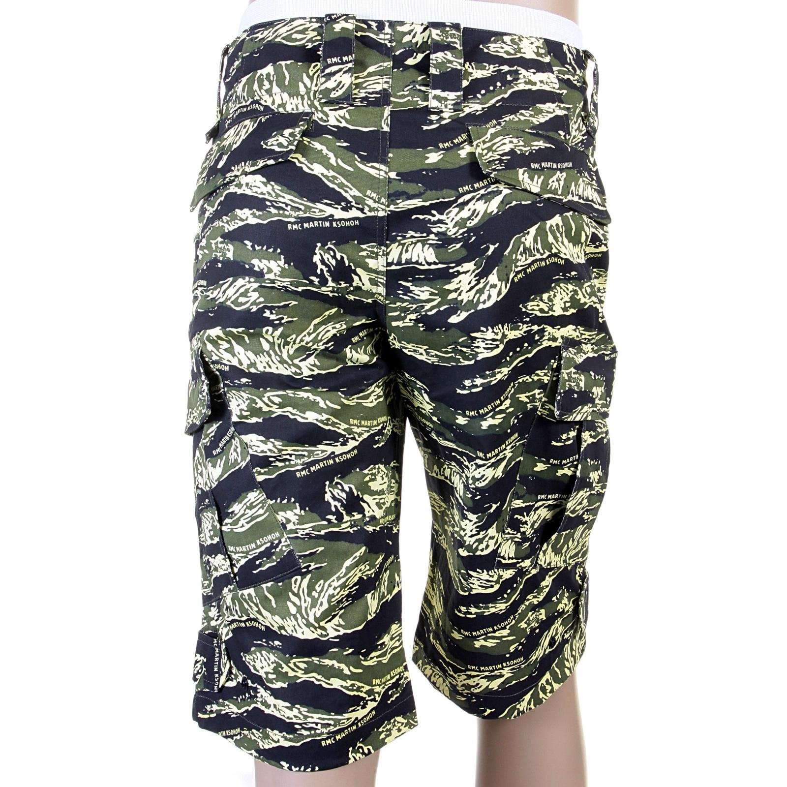 RMC Martin Ksohoh MKWS Genuine Mens Super Exclusive Design Green Camo Pattern Shorts REDM0467