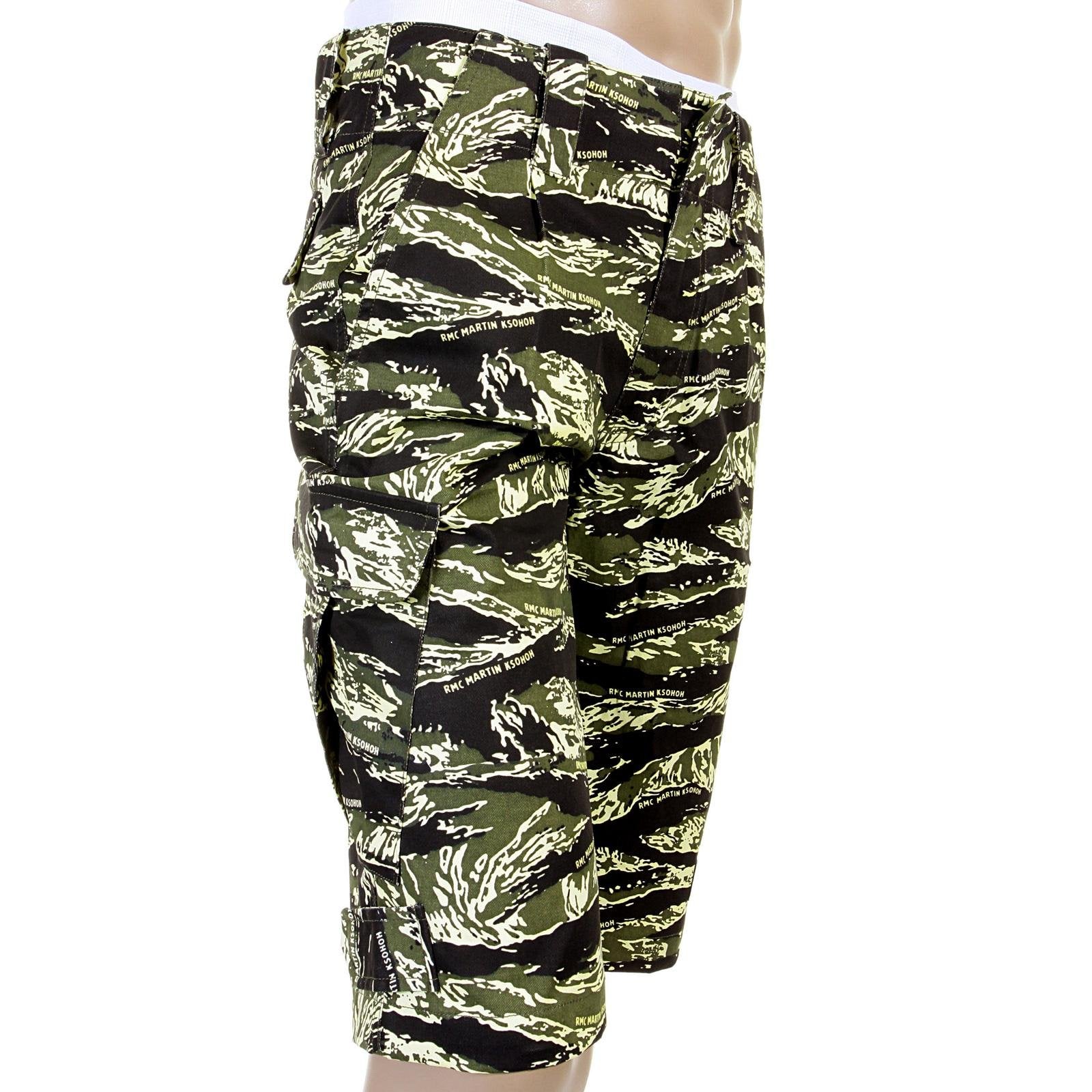 RMC Martin Ksohoh MKWS Genuine Mens Super Exclusive Design Green Camo Pattern Shorts REDM0467