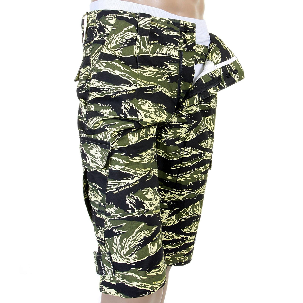 RMC Martin Ksohoh MKWS Genuine Mens Super Exclusive Design Green Camo Pattern Shorts REDM0467